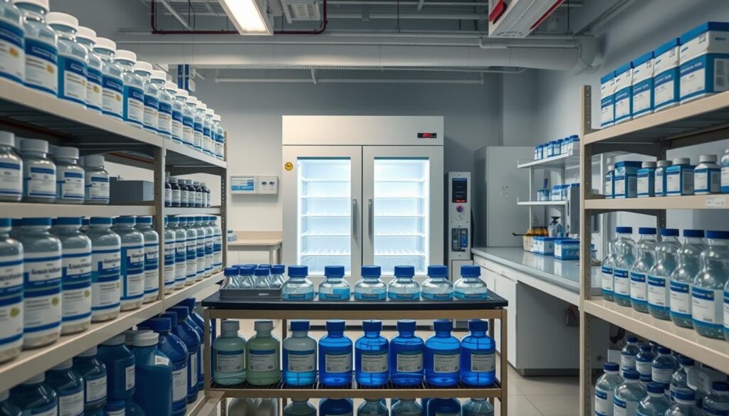temperature controlled chemical storage