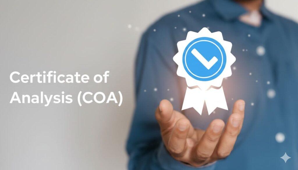 certificate of analysis