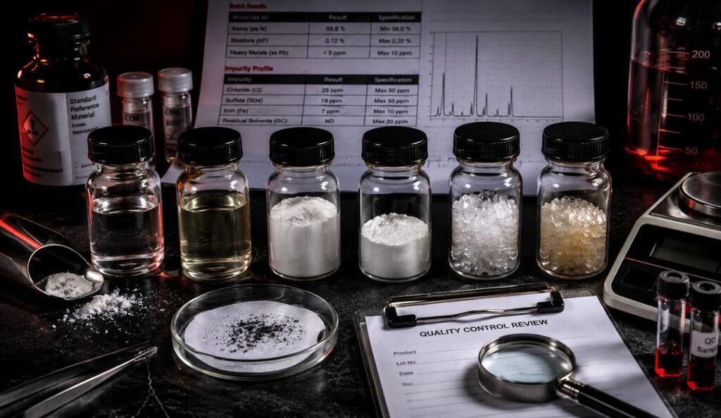 Industrial chemical specifications