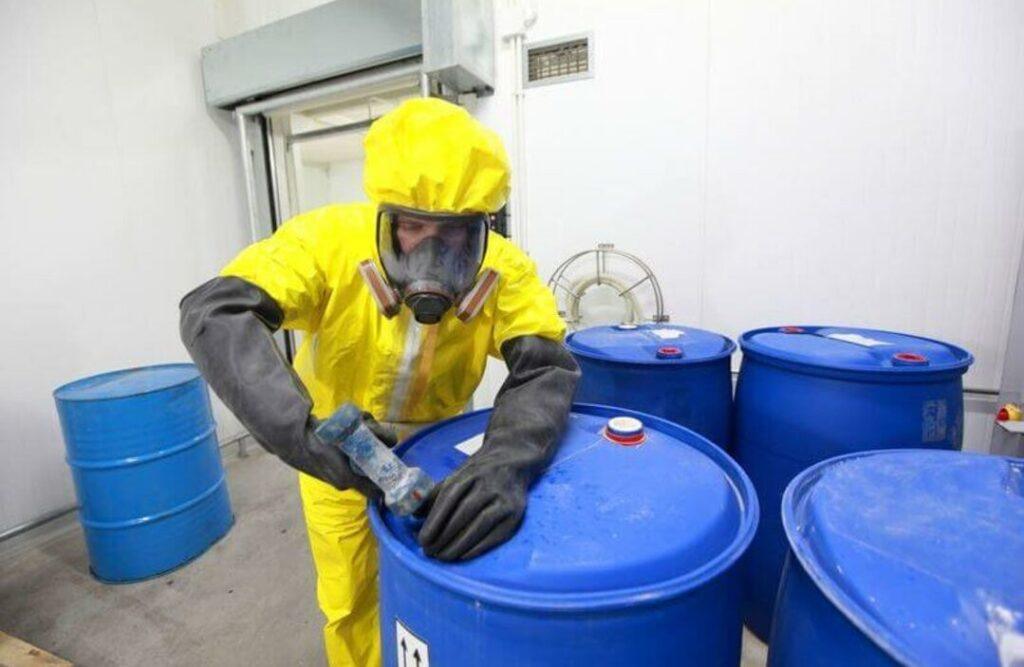 chemical storage at drums