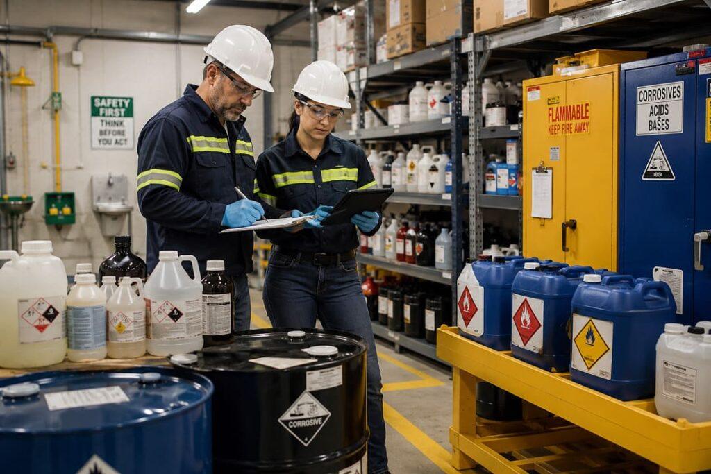 chemical storage audits