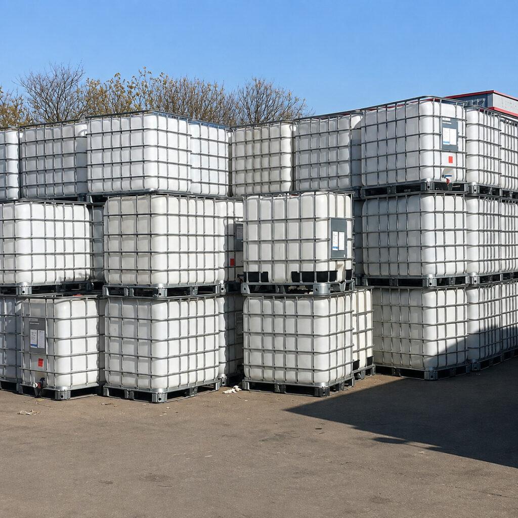 empty IBC hazmat rules