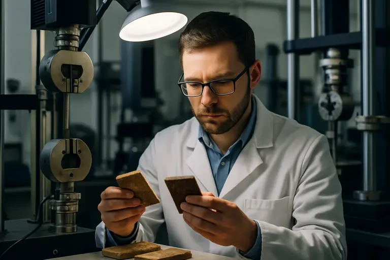 Material compatibility coupons placed near labeled aerospace fuel containers