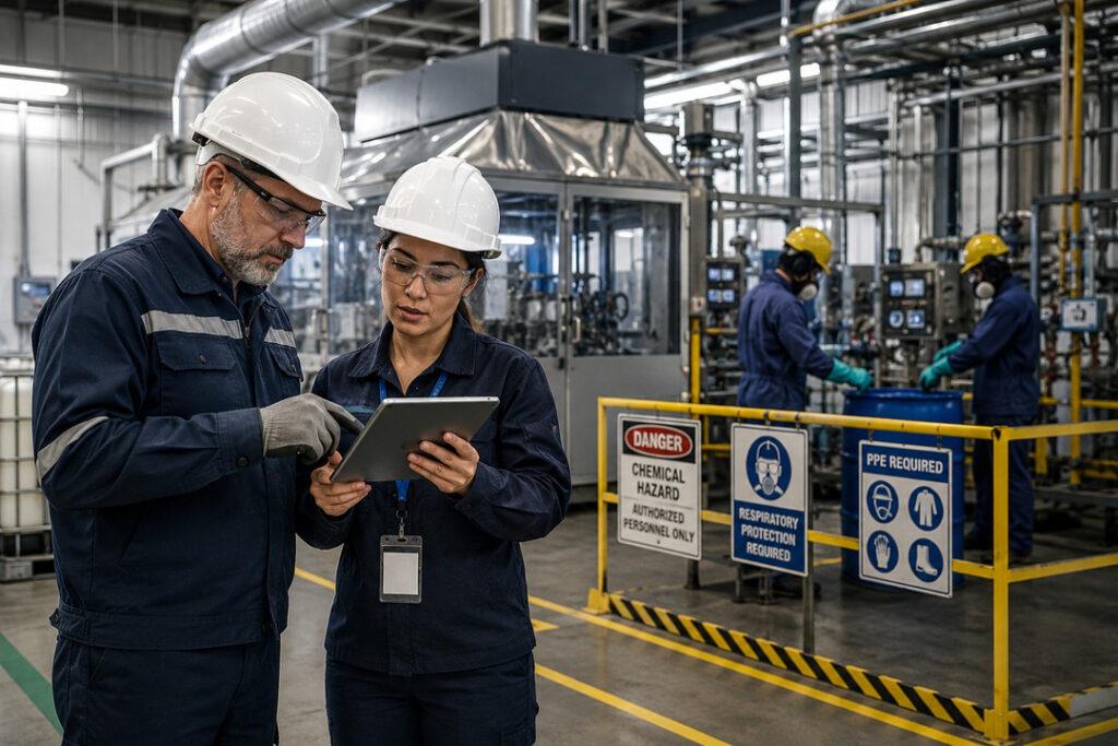 workplace chemical exposure monitoring
