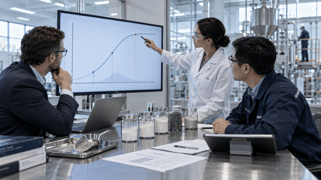 D10 D50 D90 particle size distribution