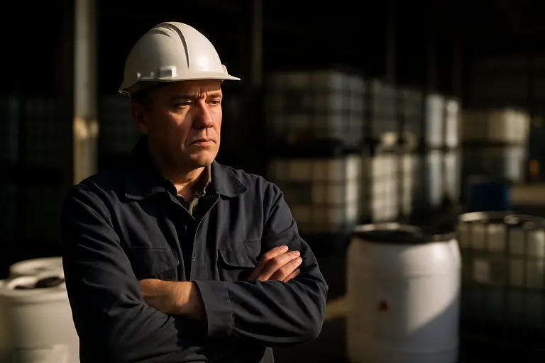 Chemical supplier records showing formulation data and test method notes