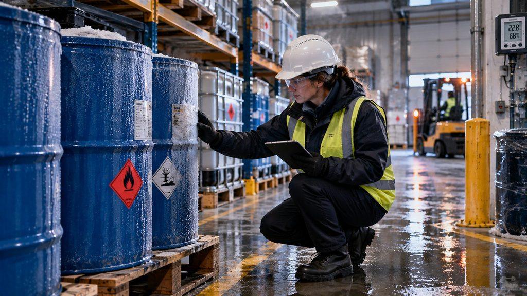 chemical storage condensation risk