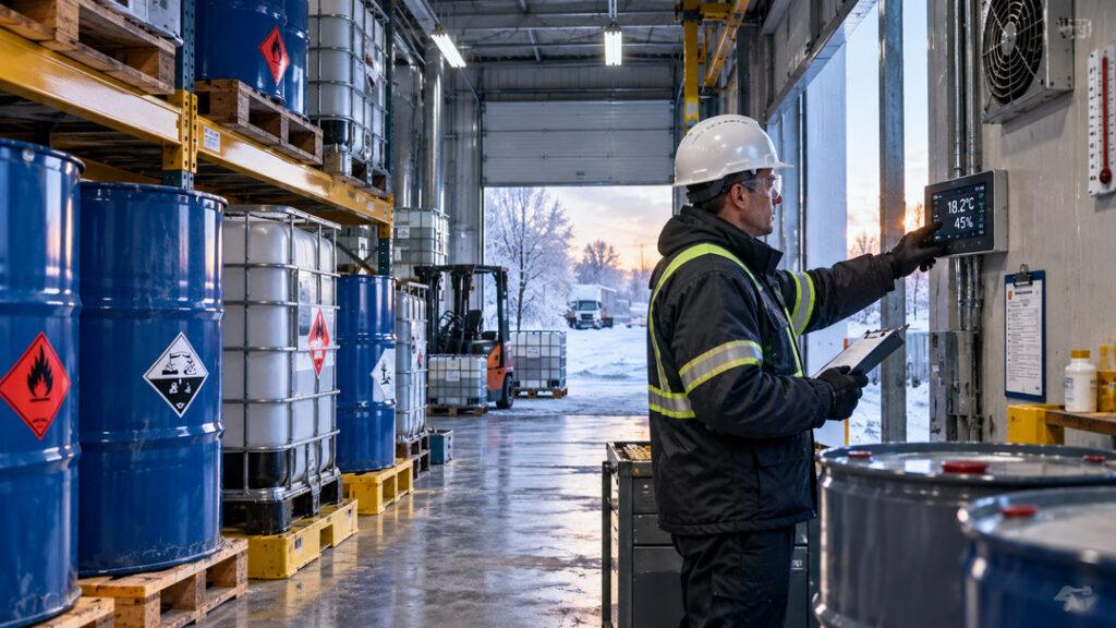 chemical storage temperature control