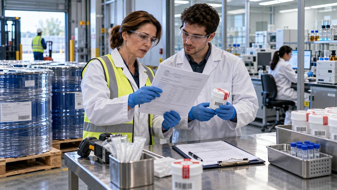 supplier CoA identity testing