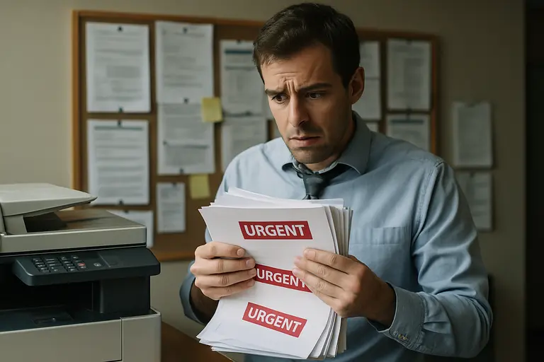 Compliance team reviewing dated facility records in a conference room