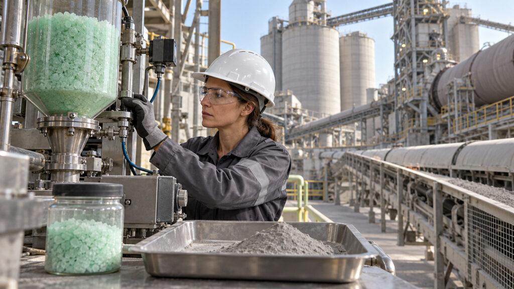 ferrous sulfate cement chromium