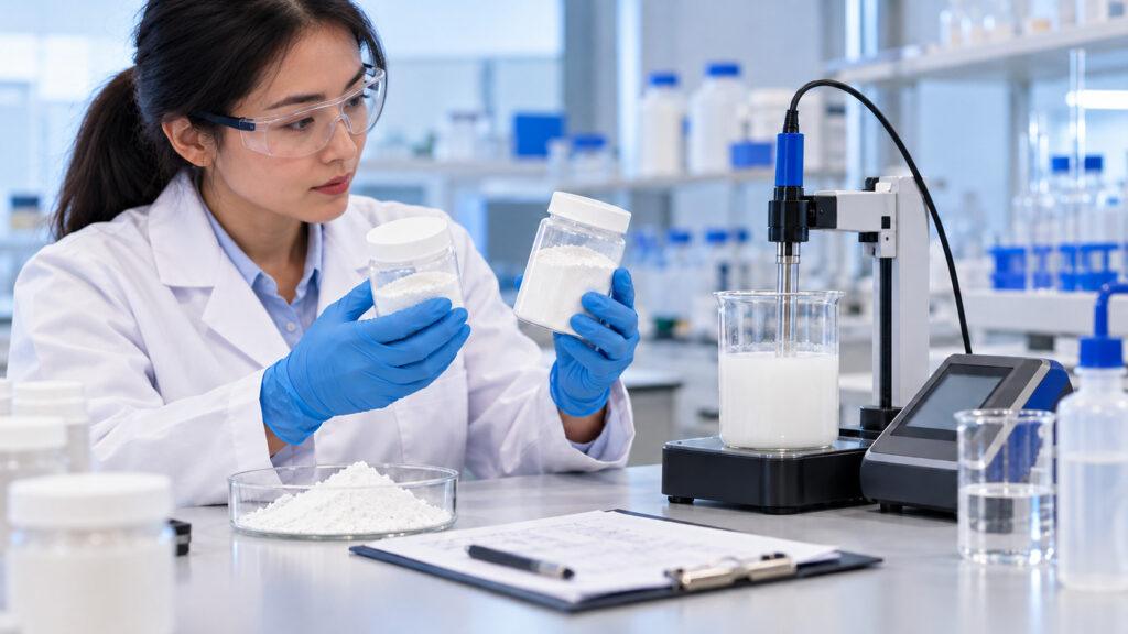 titanium dioxide pH testing